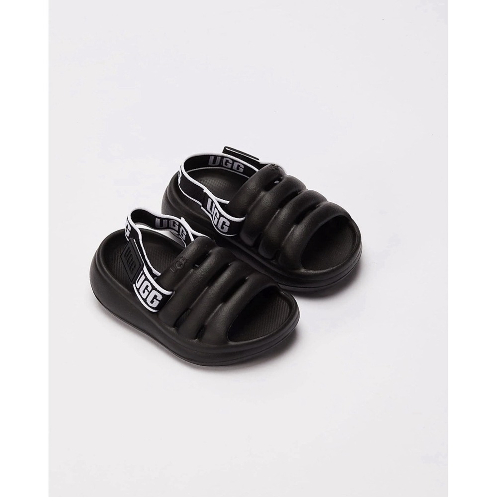 UGG T Sport Yeah Black Sandals Kids -10 US Kids - Picture 2 of 3